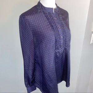 Half Button Blouse